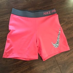 Pink nike pros